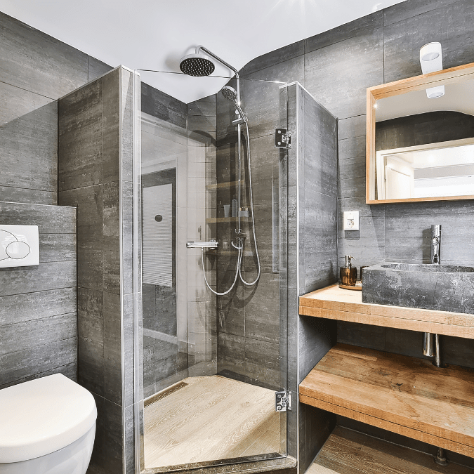 modern and fresh bathroom renovation