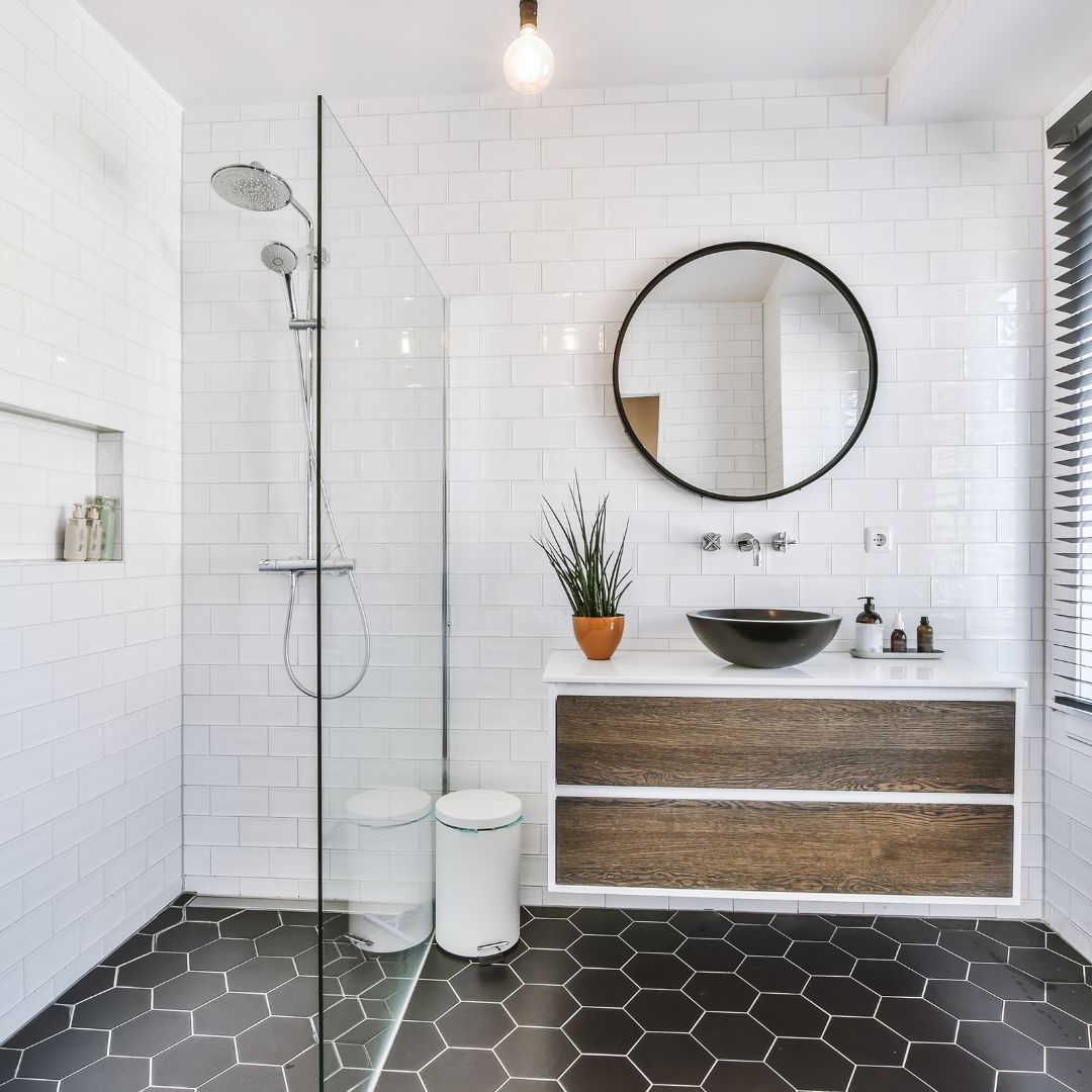 Fresh and stylish bathroom remodel